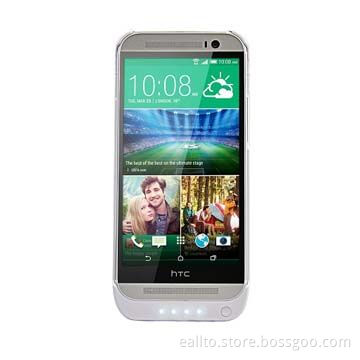 Power case external battery case for htc one m8